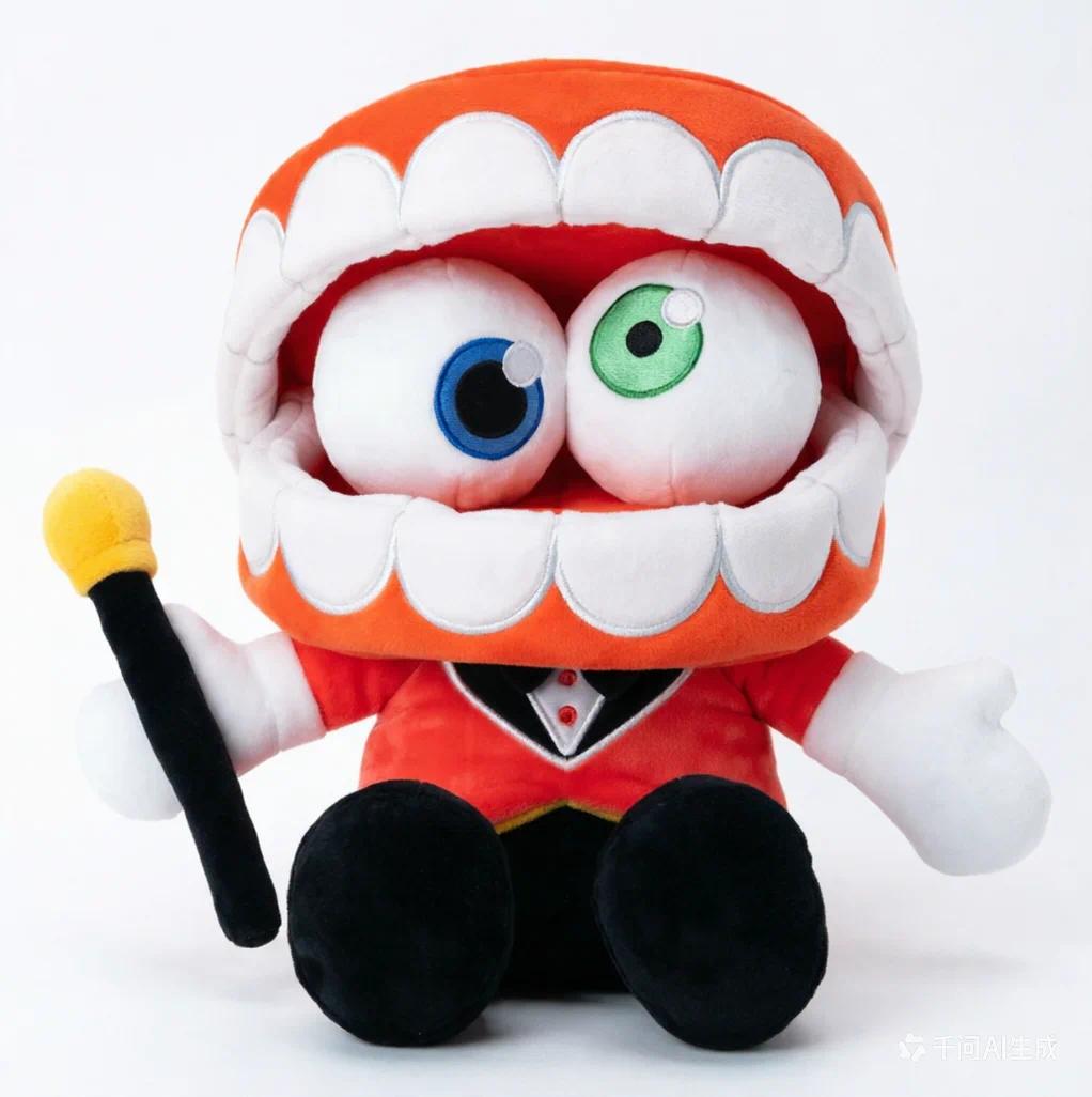 20cm Soft Adorable Stuffed Bunny Circus Maid Jax Periphery Doll - Magical Rabbit Clown Collectible for Children & Fans (Toys & Hobbies - Classic & Novelty Toys)