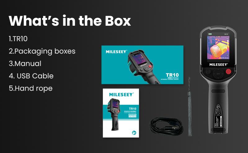 Mileseey TR10 Thermal Imaging Camera, Super Resolution 240 x 240, 25 Hz Refresh Rate, Temperature Range -4°F to 1022°F, 2.8-inch LCD Display,Handheld Infrared Imager, 10-Hour Battery Life for Inductrial,temp gun Mileseey TR10 Thermal Imaging Camera, Super Resolution 240 x 240, 25 Hz Refresh Rate, Temperature Range -4°F to 1022°F, 2.8-inch LCD Display,Handheld Infrared Imager, 10-Hour Battery Life for Inductrial,temp gun