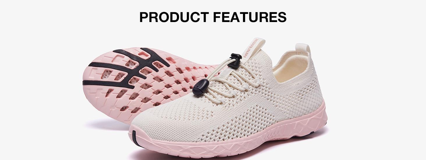 KOLILI Women's Quick Dry Watershoes Aqua Sock Barefoot for Beach Swim River Pool Lake Hiking Kayaking Surfing Best for Water Sports Travel & Walk KOLILI Women's Quick Dry Watershoes Aqua Sock Barefoot for Beach Swim River Pool Lake Hiking Kayaking Surfing Best for Water Sports Travel & Walk