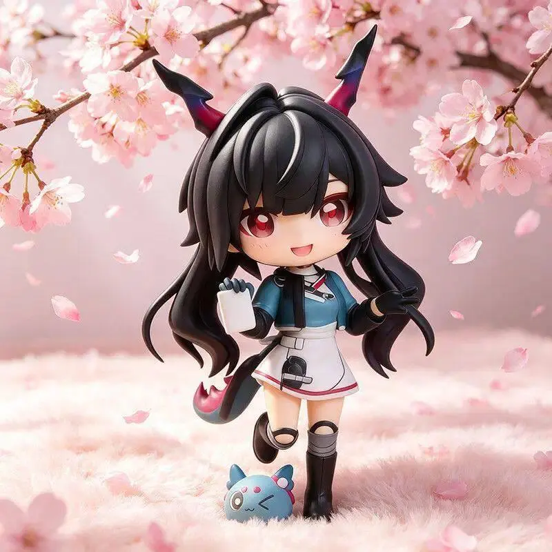 2026 hot item New Arknights:Endfield Chen Qianyu Q Version Figure Model Cosplay Cartoon Figurine Collection Display Decor Standing Fans Gift Popular toys