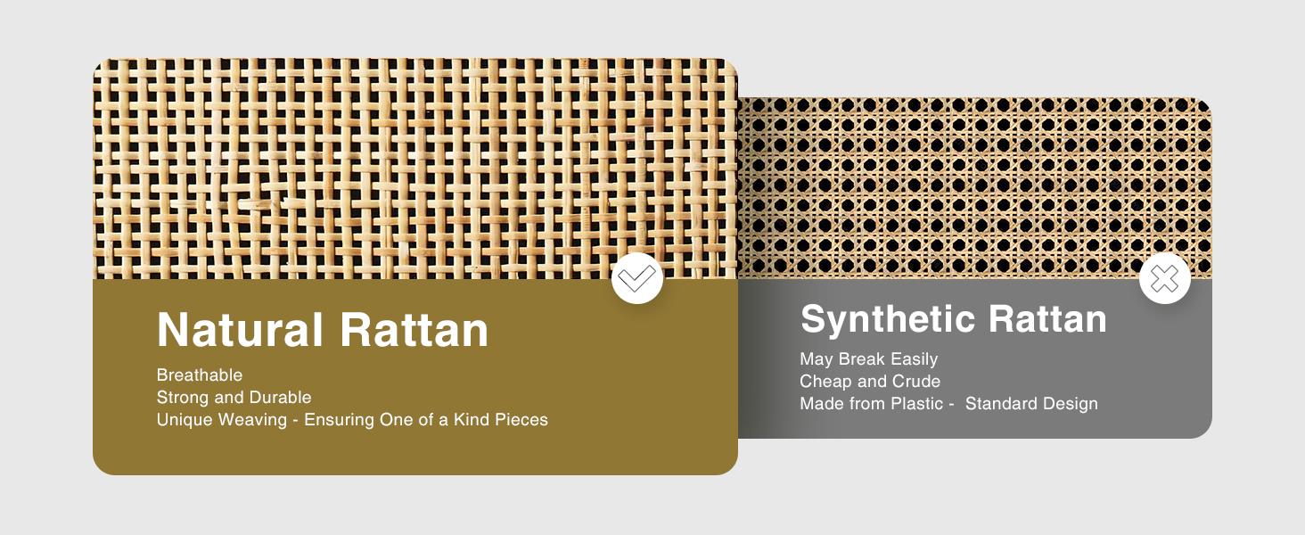 Vabches 67'' Tall Corner Cabinet with Handmade Rattan Doors, Rattan Storage Cabinet with Adjustable Shelves, Corner Bookshelf Space Saver for Barthroom, Living Room, Kitchen, Natural