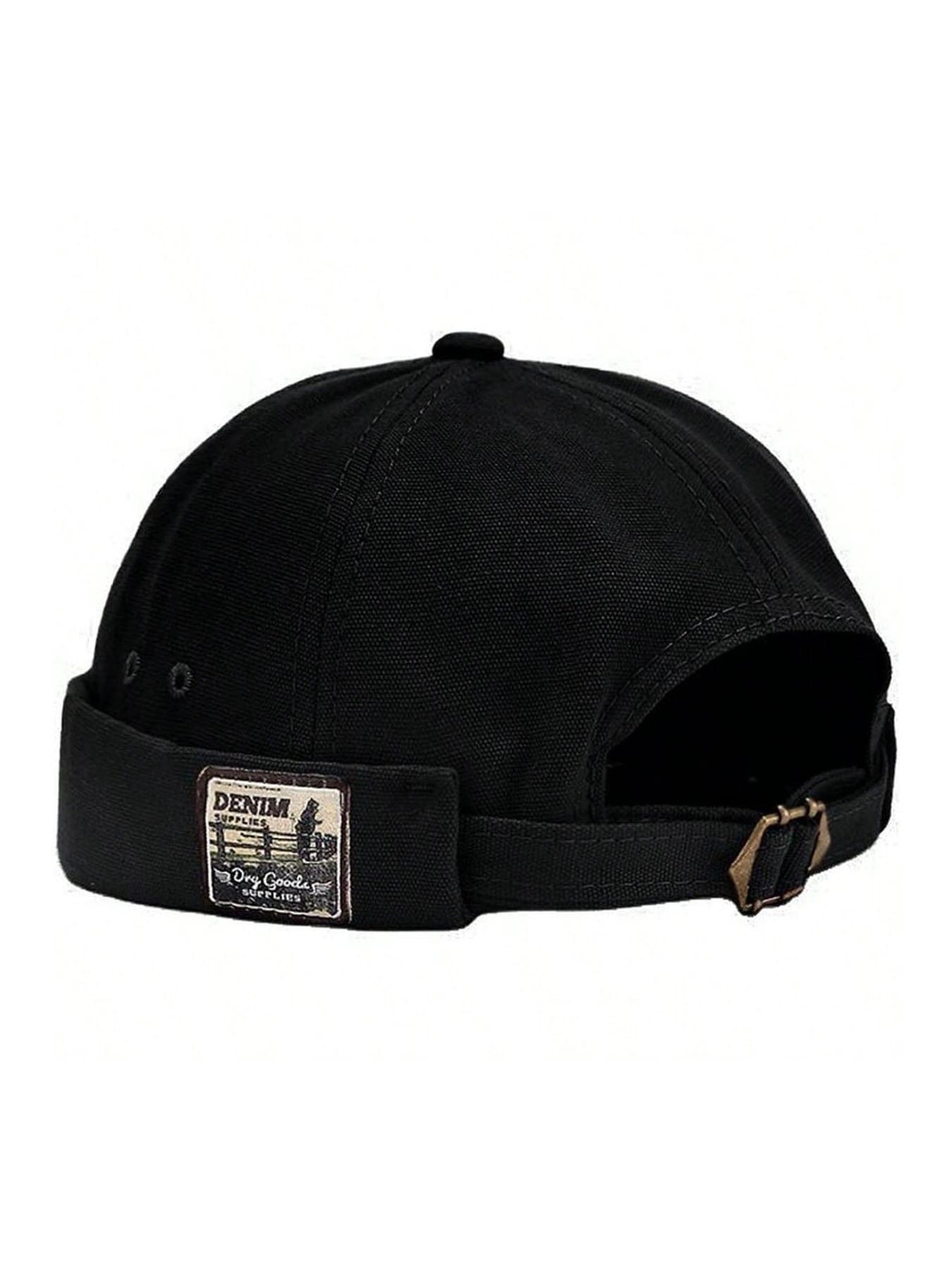 1PC Unisex Cap, No Brim Sailor Style Knit Hat, Trendy Truck Driver Beret, Men's Casual Layered Hat, All Seasons, Loose Fit