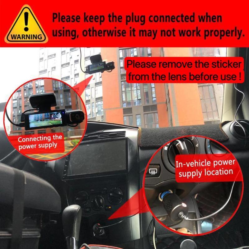 3.16 Inch Screen Car Dashboard Camera, 1 Count 1080P HD Night Vision Loop Recording DVR, G- sensor Dash Camera for Car, Truck, Suv, Motorcycle