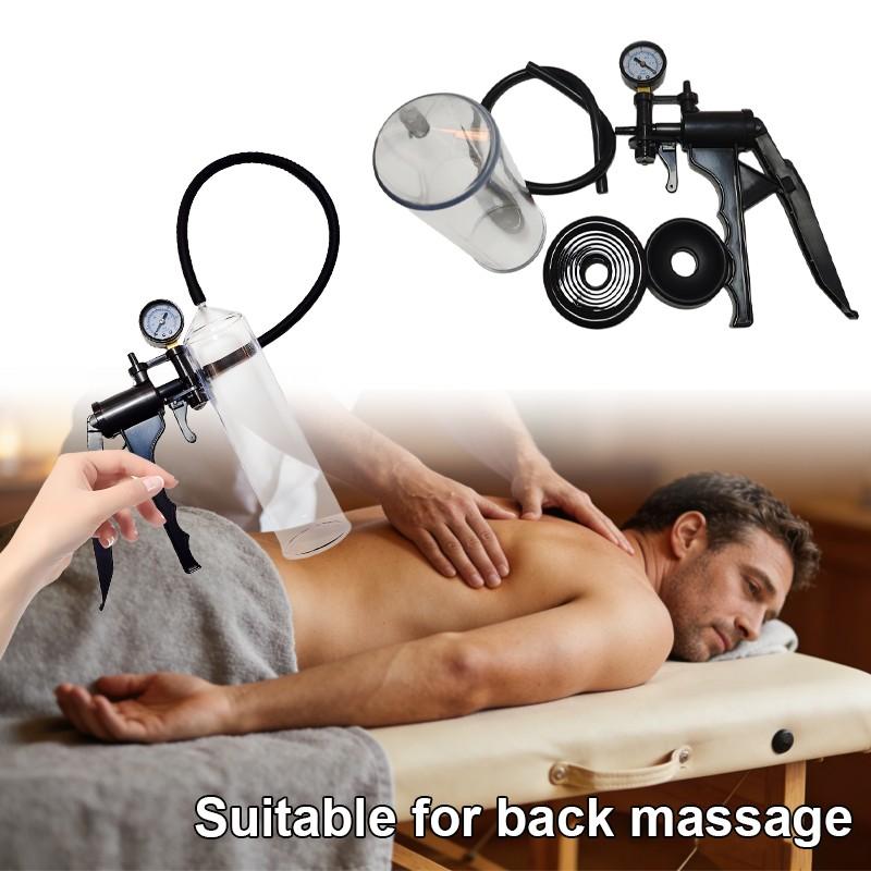 Home Body Muscle Massage Cupping Device, Vacuum Back Massager, Suitable for Shower Use, Personal Care Body Cupping Massage Equipment