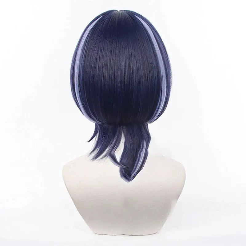 Genshin Impact Scaramouche Cosplay Wig Pre Styled Wigs Heat Resistant Synthetic Halloween for Anime Game Wanderer Cosplay Wigs