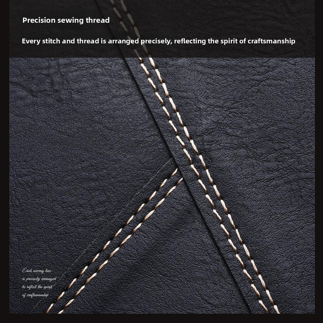 2026 New Men Leather Wallet Long Zip Around Multi Card Slots Large Capacity RFID Blocking Slim Billfold Money Clip Holder Fashion Designer Wallets for Men Gift Box