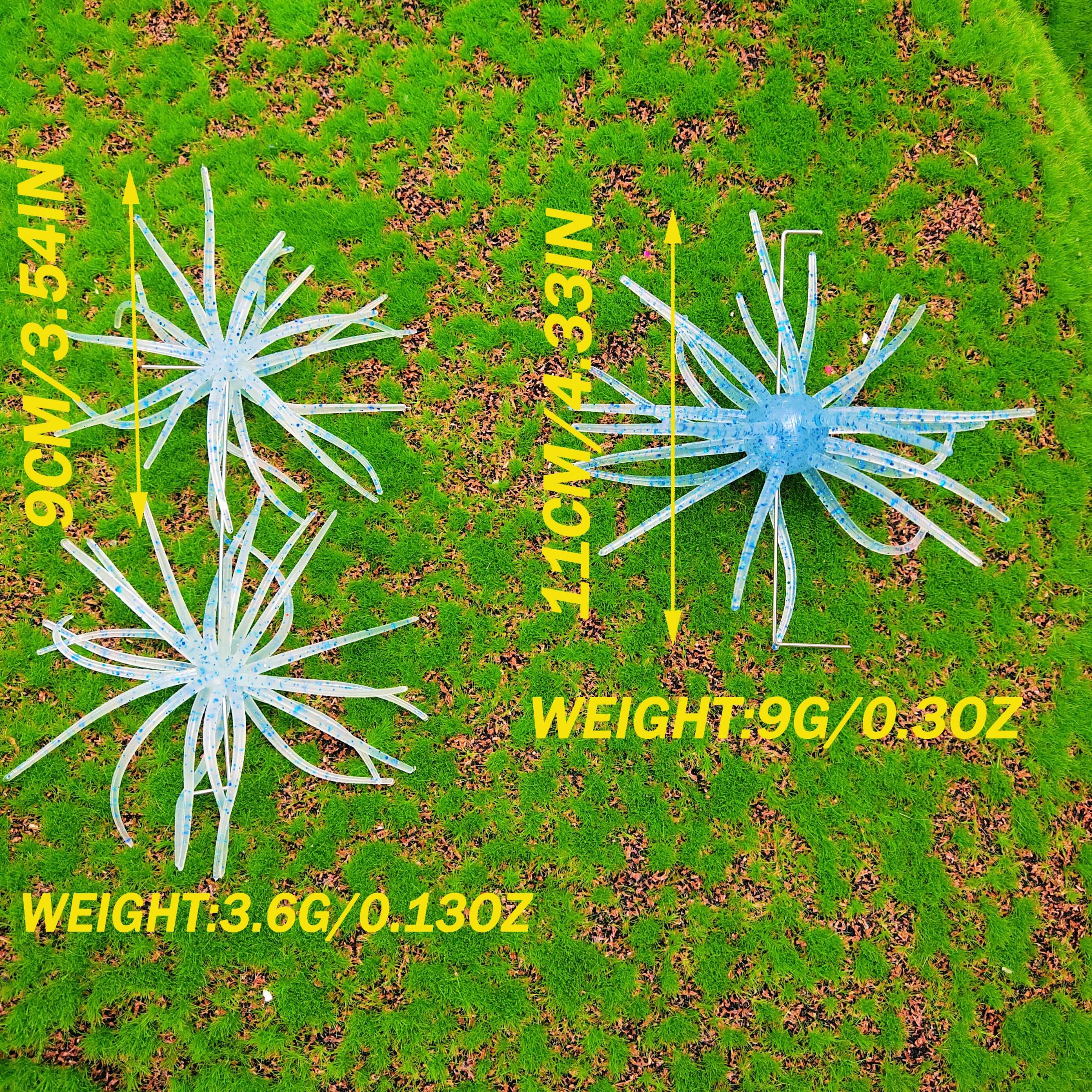 Realistic Sea Urchin Soft Bait, Large Size Single Pack, Medium Size Twin Pack, Durable Tpe Material, Fishing Lure Fake Bait