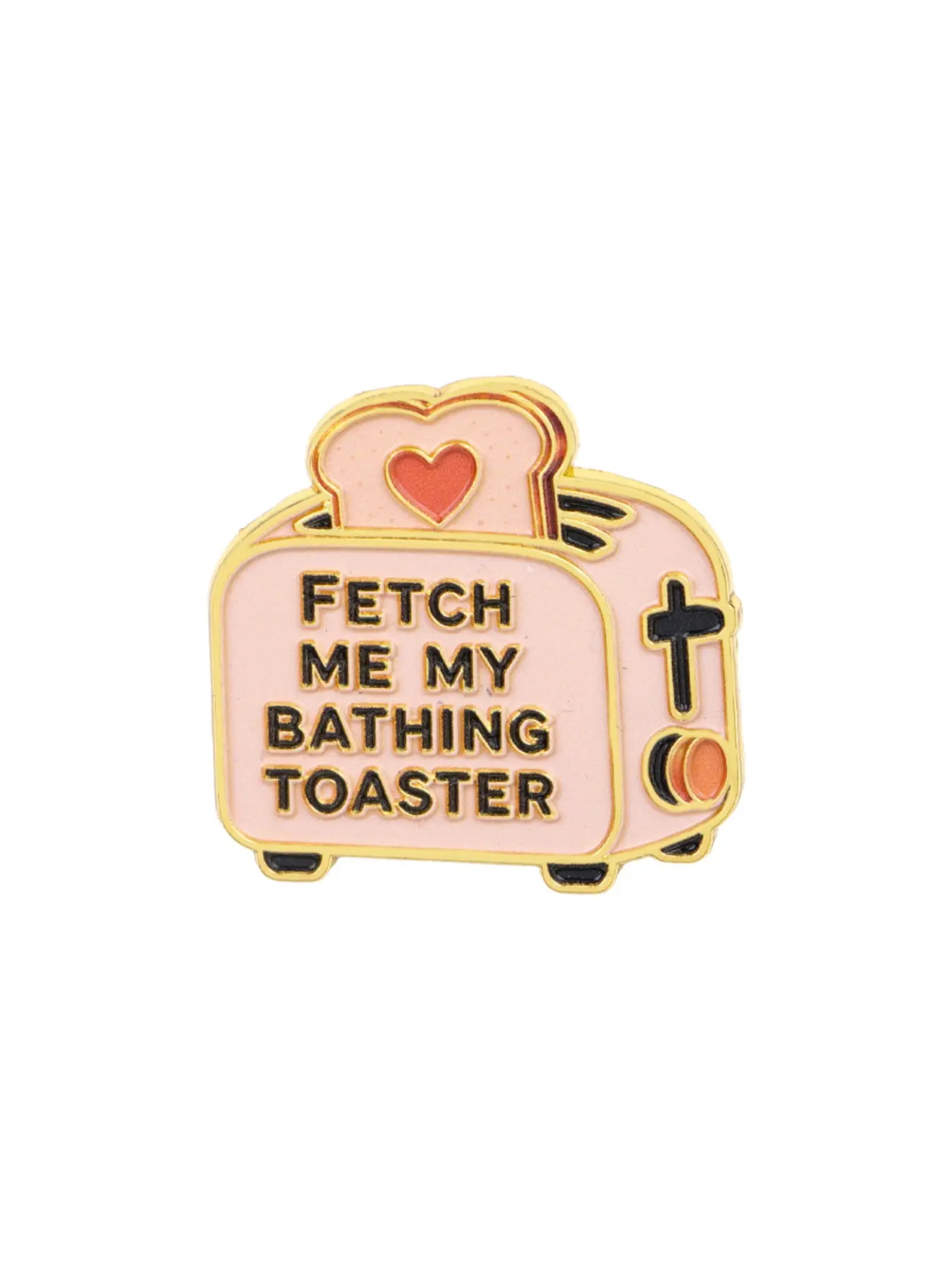 Cartoon Enamel Pin, Funny Quote Zinc Alloy Badge, Multifunctional Fashion Accessory, Suitable for Bags, Clothing, Hats, Casual Style, Letter Brooch Pin