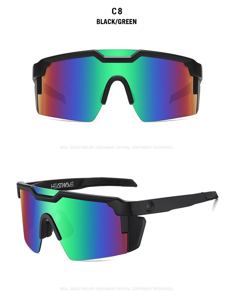 High‑Quality Real Coating Cycling Goggles, UV400 Outdoor Sports Sunglasses, Windproof Anti‑Glare Sports Glasses for Men Women