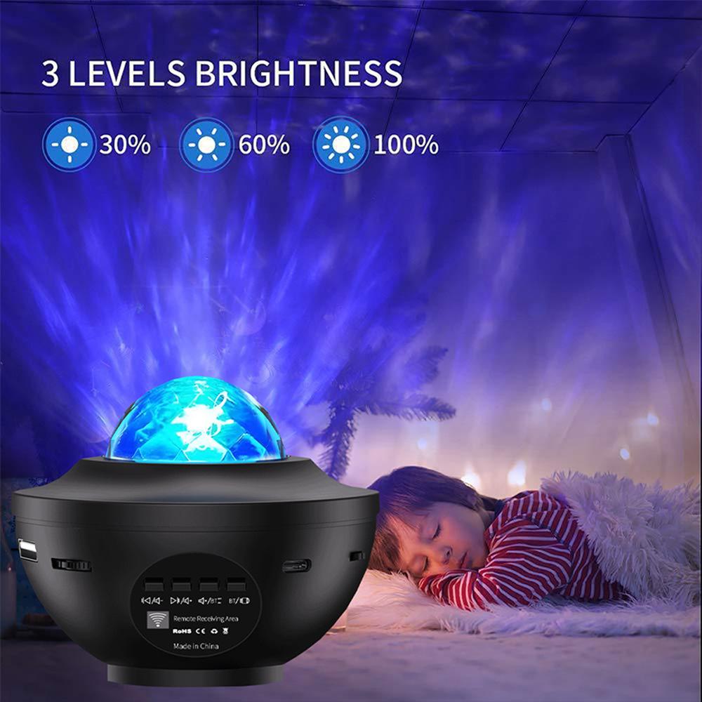 Star Projector, Galaxy Light Projector with Bluetooth Speaker, Multi-Color Dynamic Projection Star Night Light Projector for Kids & Adults' Bedrooms, Aesthetic Room Decor Enhancement, Thanksgiving & Christmas Gift