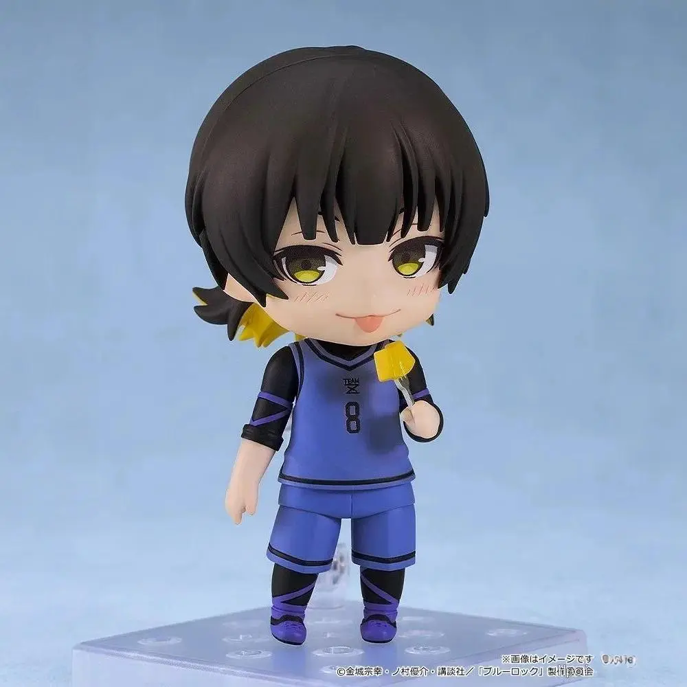 New Q Version 2658# Bachira Meguru Blue Lock Anime Figures Collectible Movable Model Doll Set Toy Desktop Collection Gift