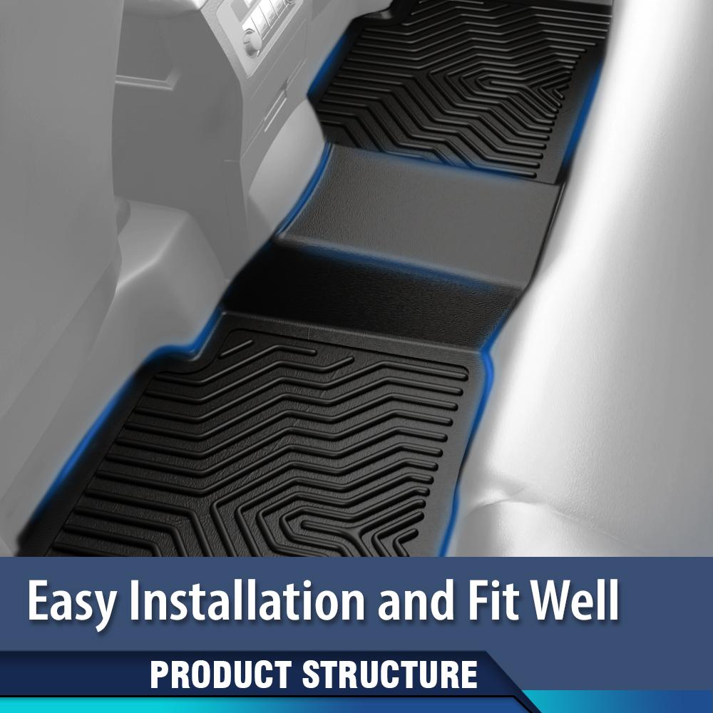 CROSSDESIGN TPE Floor Mats Liners All Weather Waterproof Durable Floor Mats Fit For 2014-2023 Toyota 4Runner Lexus GX460 Car Accessories Floor mats