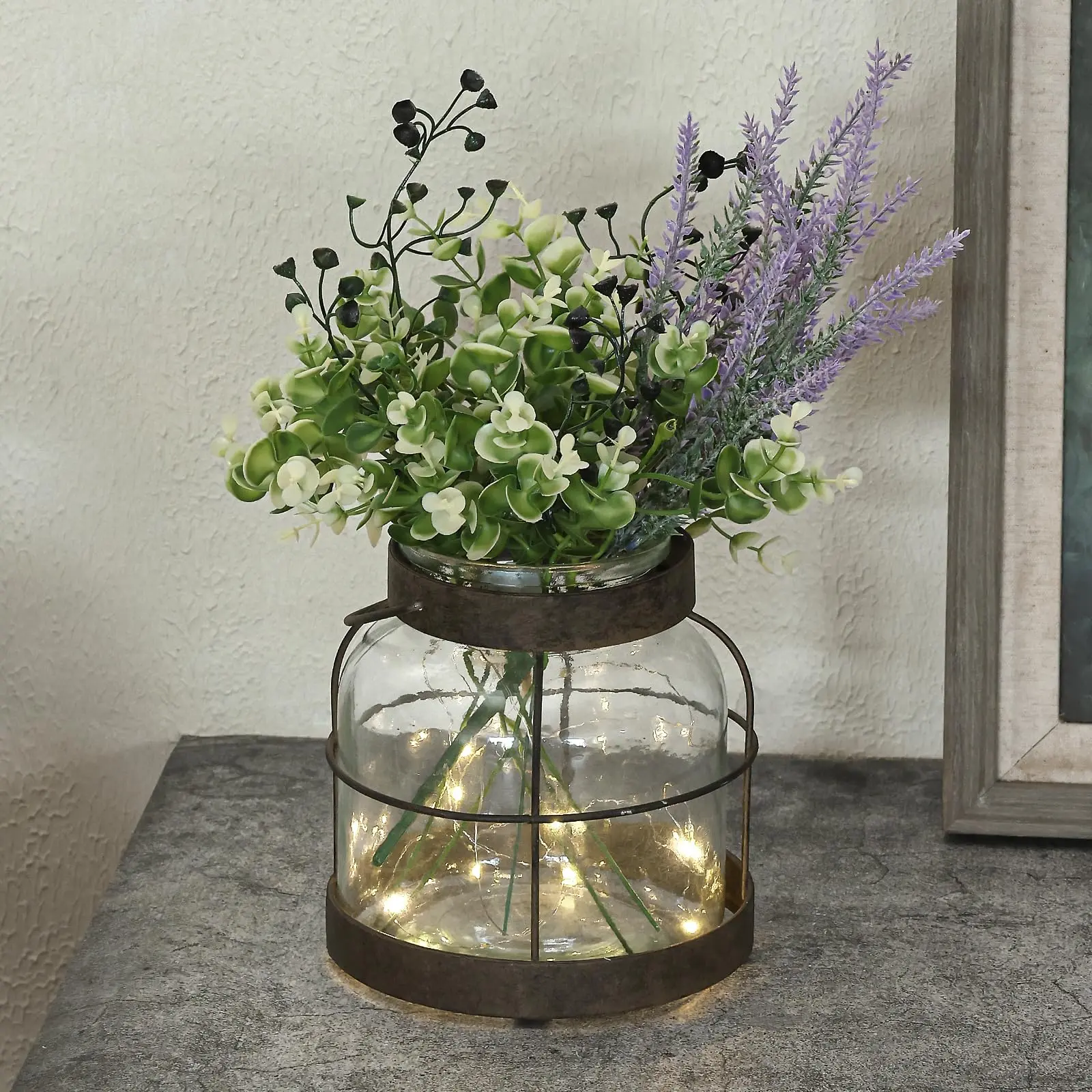 Vase+greenery+light+lavender