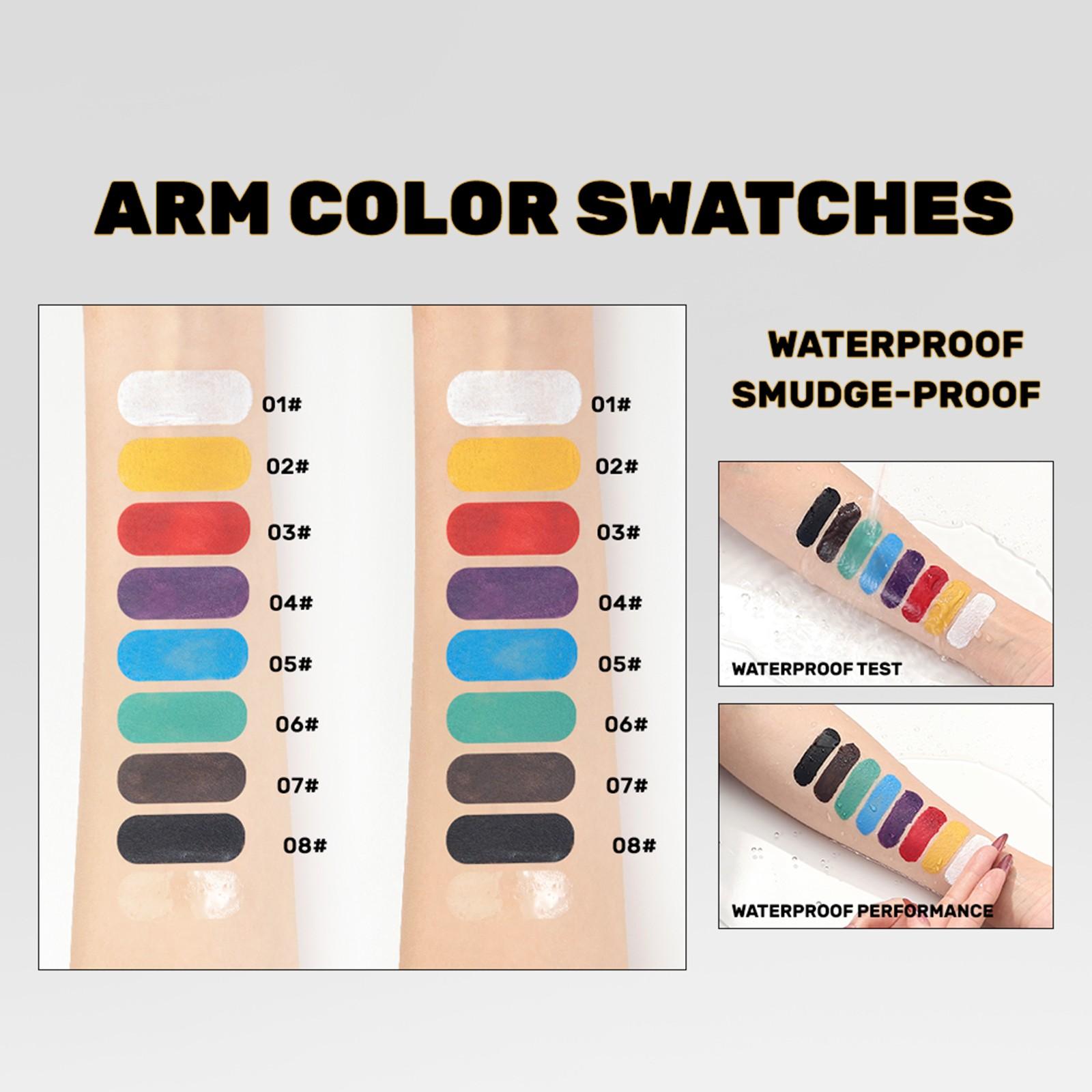 Long-Lasting Waterproof Sweatproof Mascara, Natural Volumizing Effect, Dual-Ended Balm Formula, Single Item Packaging
