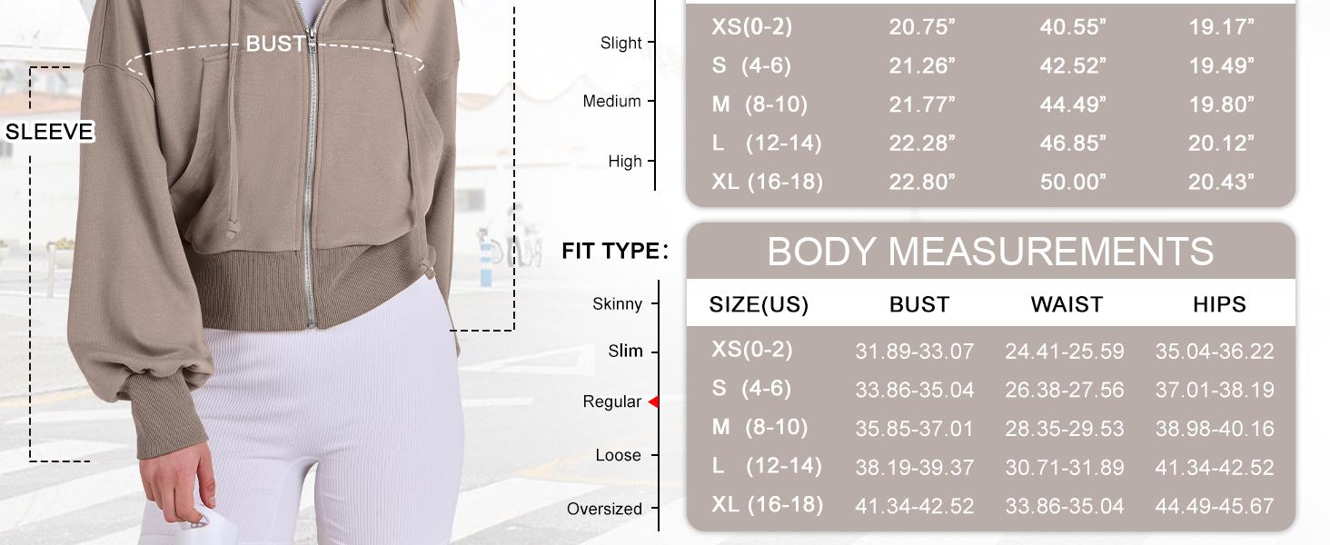 ANRABESS Hoodies for Women Zip Up Cropped Sweatshirts Casual Full Zip Jackets 2025 Fall Fashion Y2k Clothes With Pockets