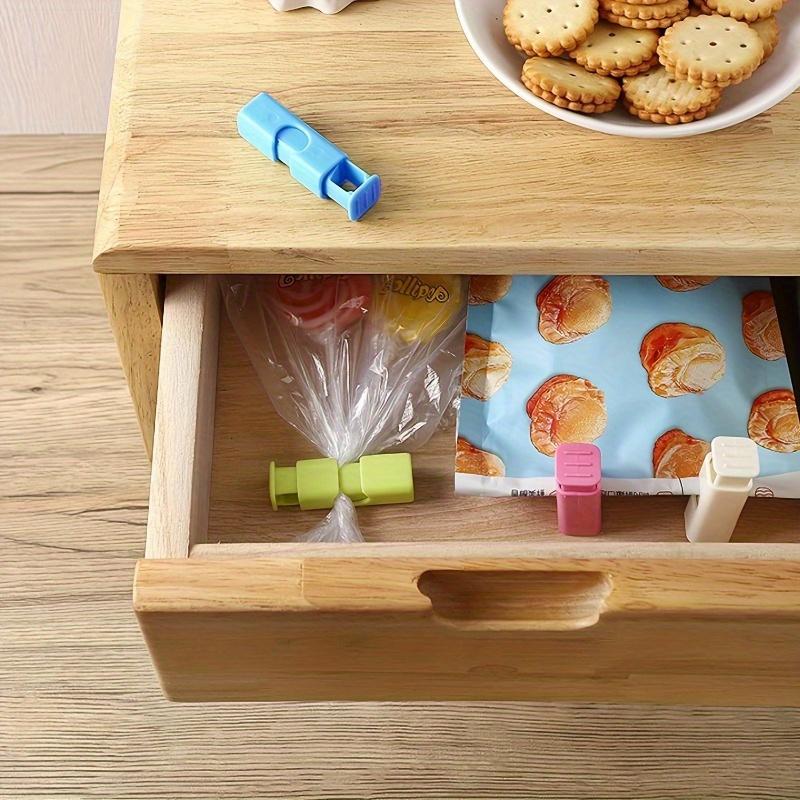 10 Pcs Food Bag Clip Set, Durable & Reusable, Easy-To-Use Spring Seal Clamps, Keep Food Fresh, Kitchen Organizer, Storage Accessory