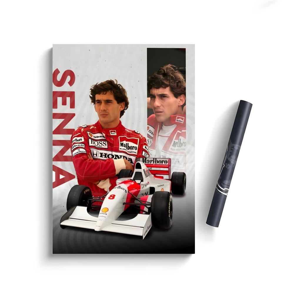 A-Ayrton S-Senna Classic Poster Bedroom Home Decor Art Poster Perfect Gift for Family and Friends