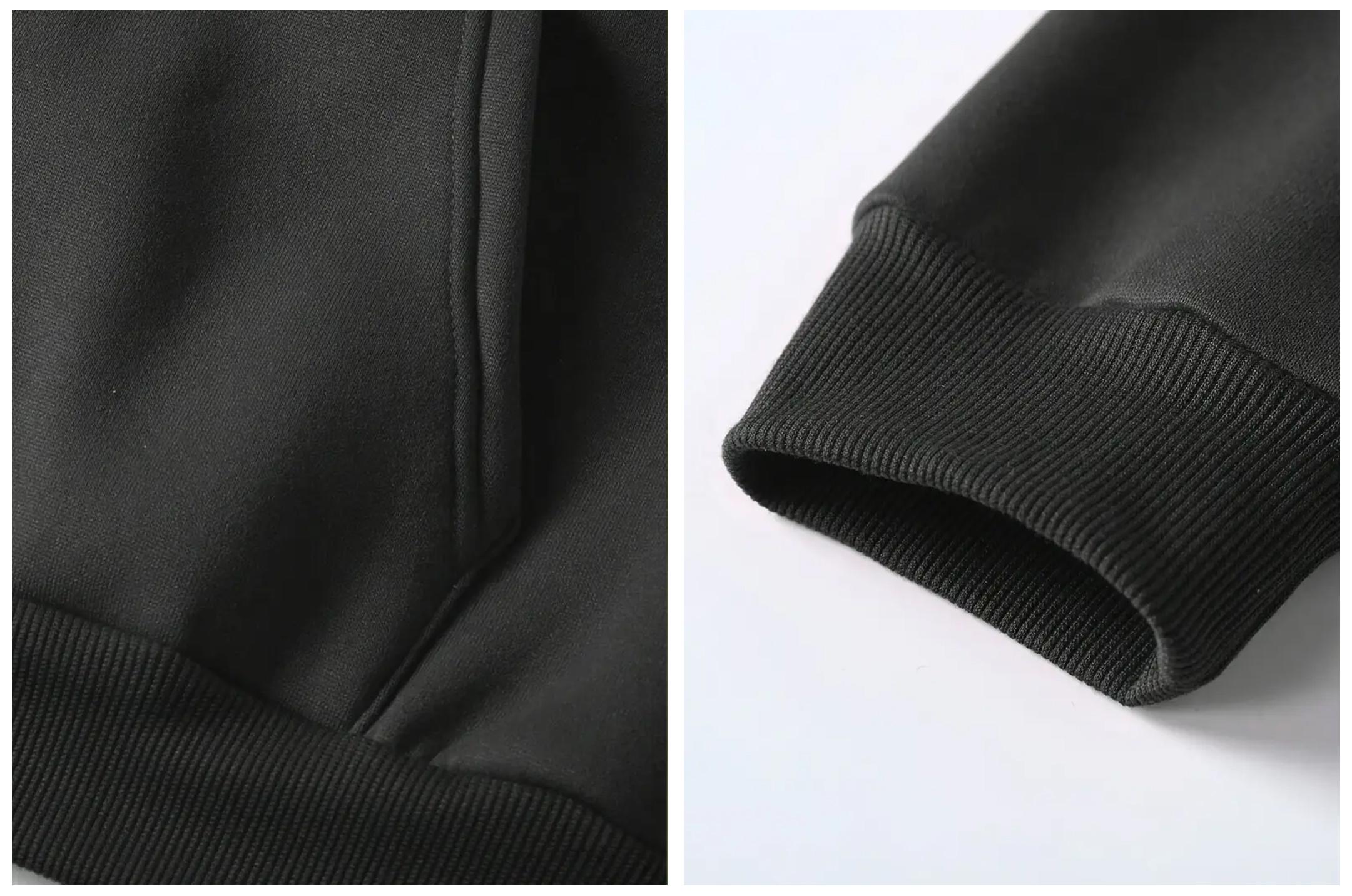 Men's Balaclava Hoodie Jacket Zip Up Fashion Double Layer Hip Hop Outerwear Y2K Clothing for Men and Women 100% Polyester Fiber Long Sleeve Medium Length Casual Daily Wear