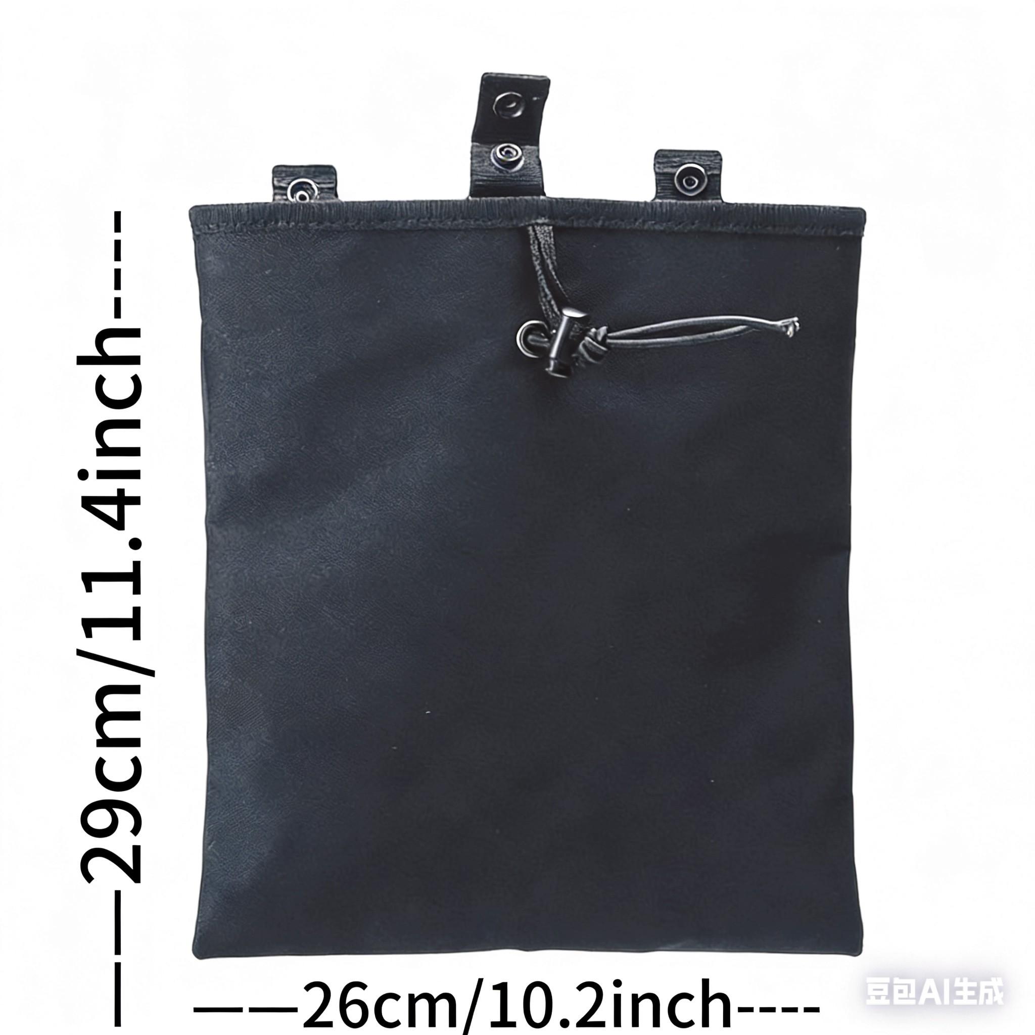 Outdoor Tactical Large Recyclable Bag, Multi-Functional Storage Tool Pouch, Military Drawstring Waist Pack, Foldable Molle Organizer