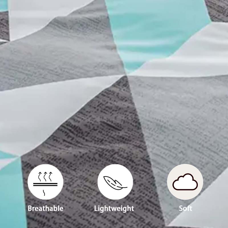 Geometric Pattern Bedding Set, Decorative Bedding Set, Modern Bedroom Fashion Decor, Soft Comfortable Fabric, Cozy Sleep Experience, Home Interior Design