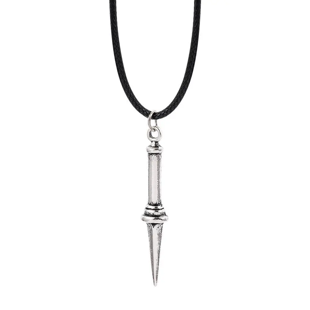 Supernatural Necklace Castiel Ancient Demon Killing Knife Angel Blade SwordVintagePendant Movie Jewelry