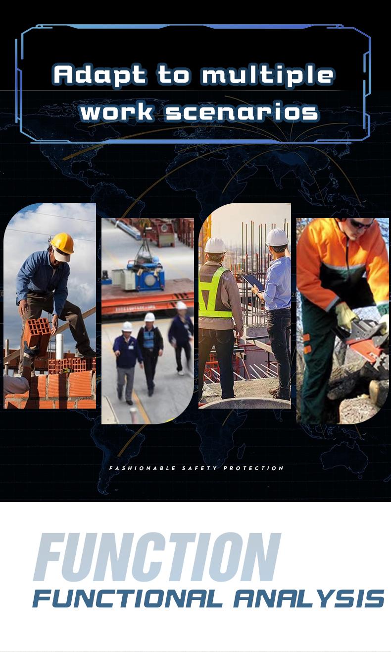 Men's Safety Sneakers with Swivel Buckle - Steel Toe, Breathable Mesh Upper, Non-Slip Rubber Sole Work Boots, Safety Shoes for Outdoor Activities, Blue Collar Workers, Nurses | Sports Safety Shoes | Durable Rubber Sole Product Model：678