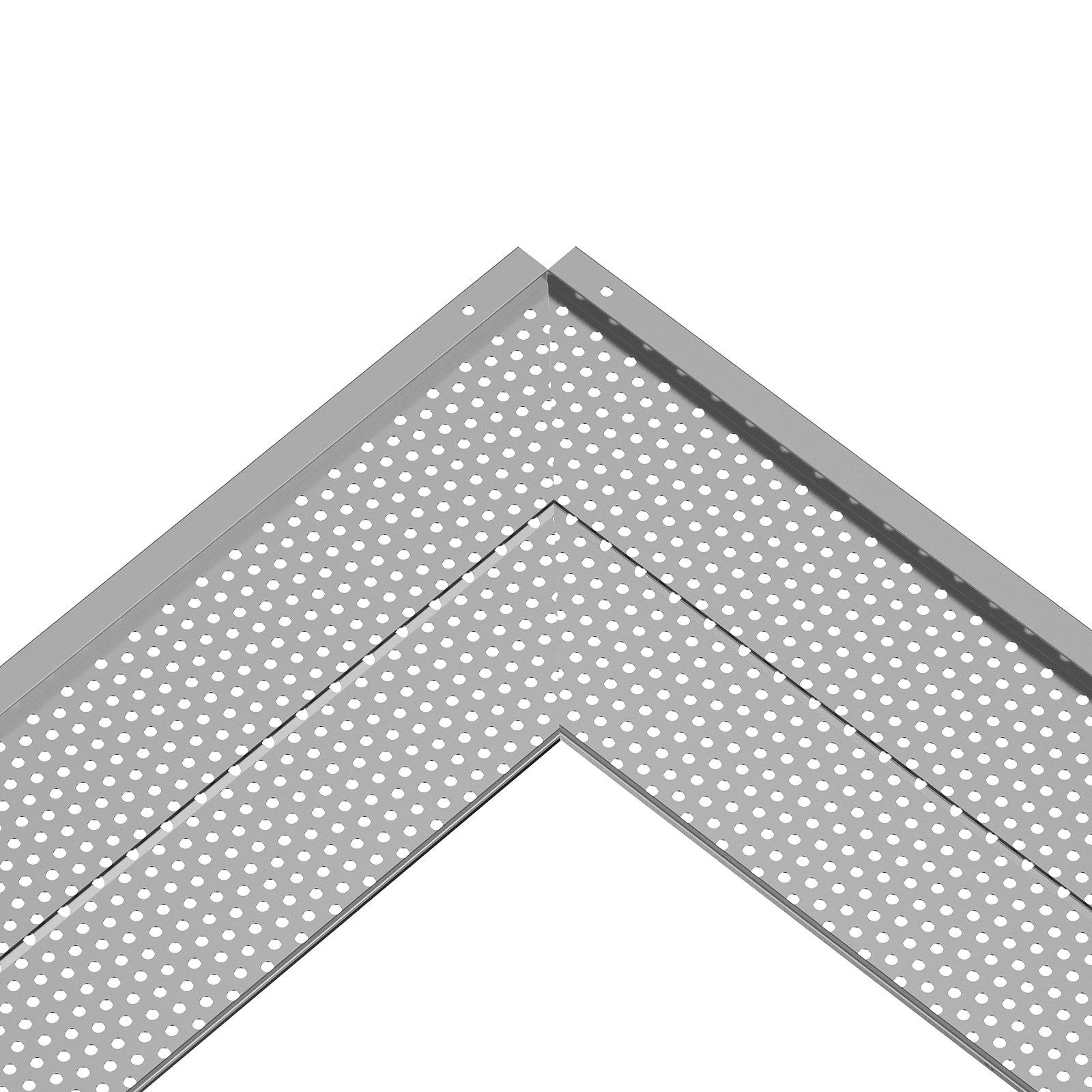 VEVOR Gutter Guard, 6 inch Width, Aluminum Leaf Filter DIY Gutter Cover, 52 PCS 208 ft Total Length, 0.157'' Hole Diameter & 0.02'' Thick Gutter Guards Fits Any Roof or Gutter Type VEVOR Gutter Guard, 6 inch Width, Aluminum Leaf Filter DIY Gutter Cover, 52 PCS 208 ft Total Length, 0.157'' Hole Diameter & 0.02'' Thick Gutter Guards Fits Any Roof or Gutter Type
