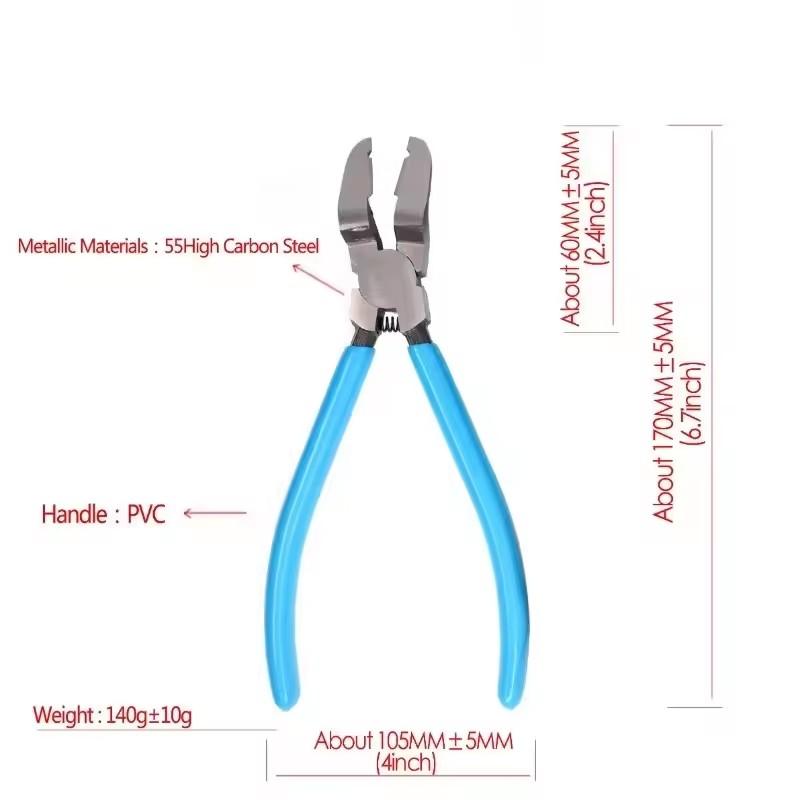 Multifunctional Angle Pliers Car Clamp Rivet Wrench Wire Stripping Screwdriver Removal Tool, Automotive Repair Kit, Durable Hand Tools