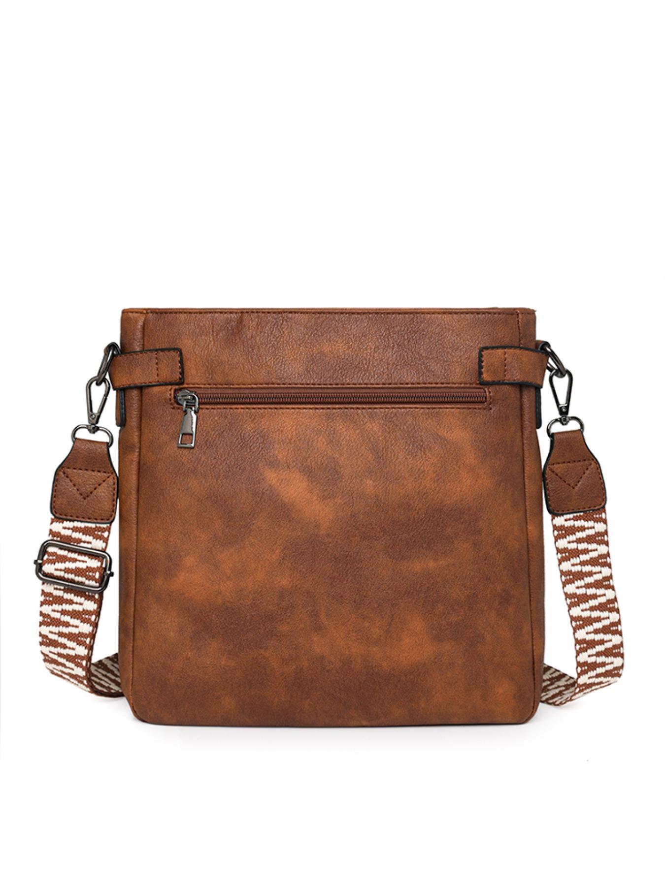 Large Capacity Crossbody Bag, Commuter Versatile Tote, Wide Strap Comfortable Shoulder Bag, Fashion Casual Messenger Bag, Waterproof Multi-Pocket Women's Backpack