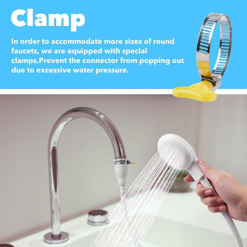 Sink Spray Hose, Dog Shower Accessories, Pet Shampoo, Vegetable Cleaning, Faucet Sink Hose, Baby Shower, Multi-Purpose Sink Hoses