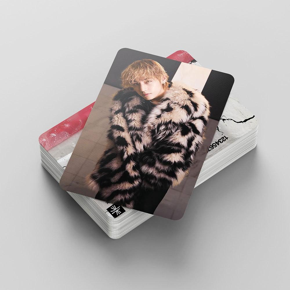 55 K-Pop Idol Single Theme Cards, Style Print Cards, High-Definition Photo Collectible Cards, Perfect for Fans and Collectors