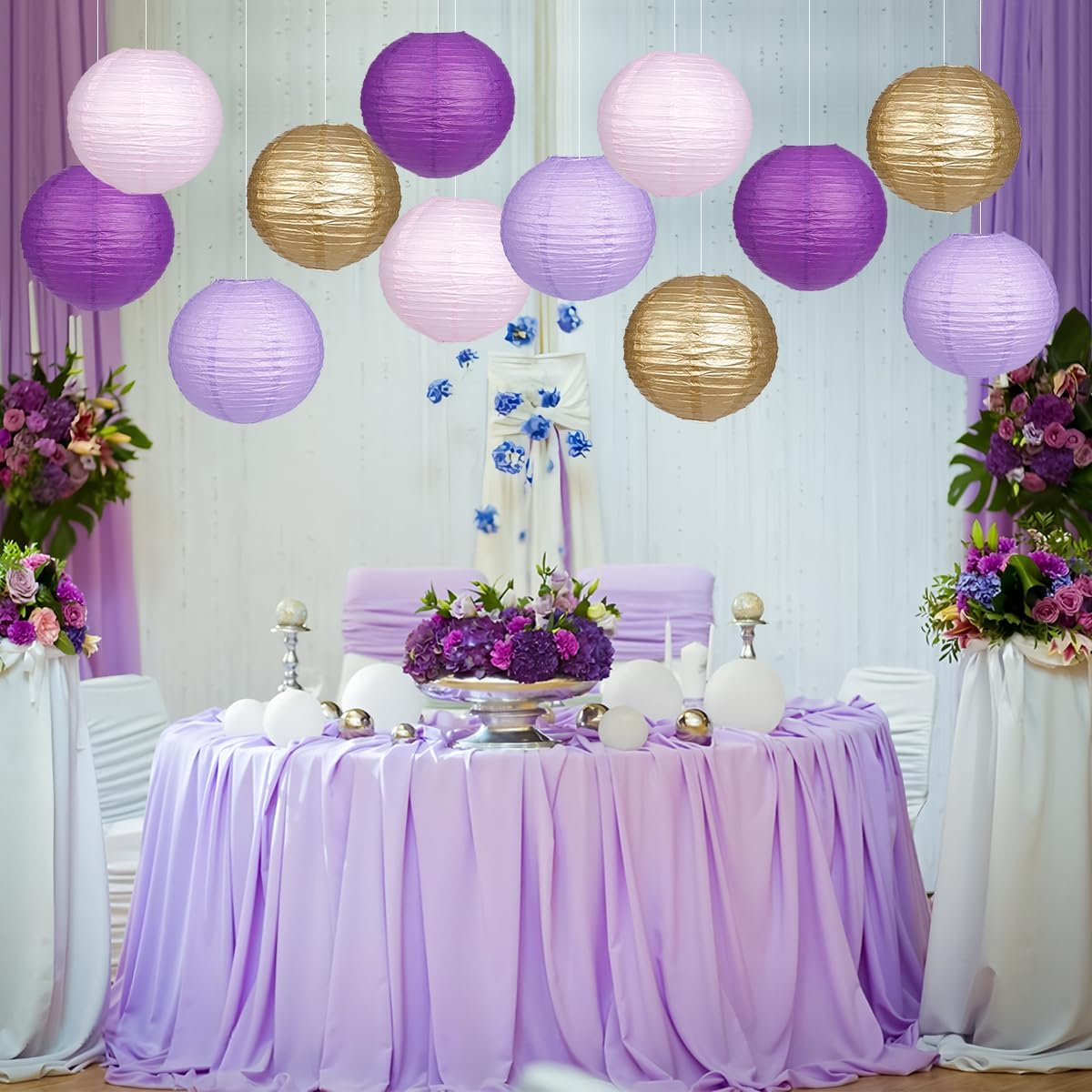 Paper Lanterns Round Chinese Lanterns for Birthday Shower Bachelorette Party Decorations Pack of 12 Paper Lanterns Round Chinese Lanterns for Birthday Shower Bachelorette Party Decorations Pack of 12