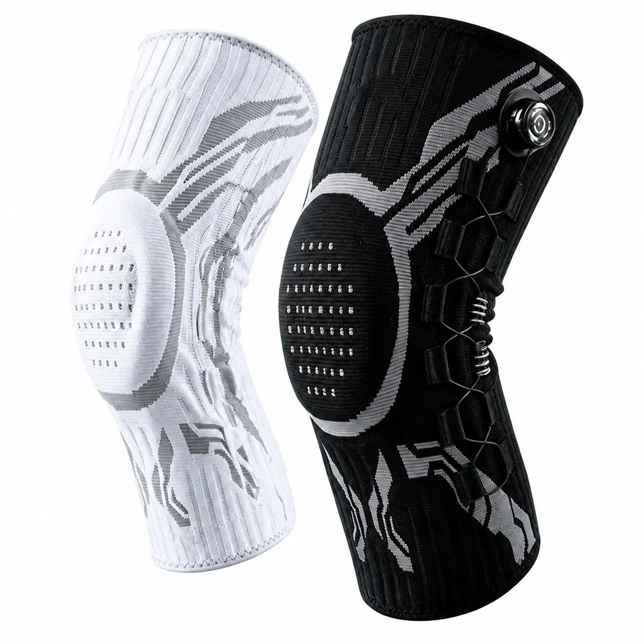 Ergonomic Adjustable Knee Brace with Patella Stabilization and Targeted Compression Support—Breathable, Lightweight Sleeve for Running, Basketball, Gym Training, Fitness Activities, and Post-Workout Recovery for Adults