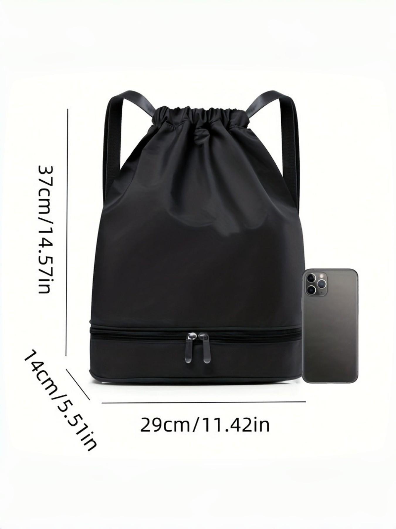 Women's Dance Backpack, Customizable Letter Print, Lightweight High-Quality, Adjustable Straps, Shoe Compartment, Rose