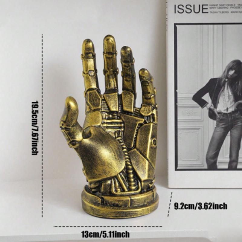 Cyberpunk Mechanical Hand Game Controller Stand, Ring Bracelet Holder, Photo Background Decor, Xbox Switch Console Accessory