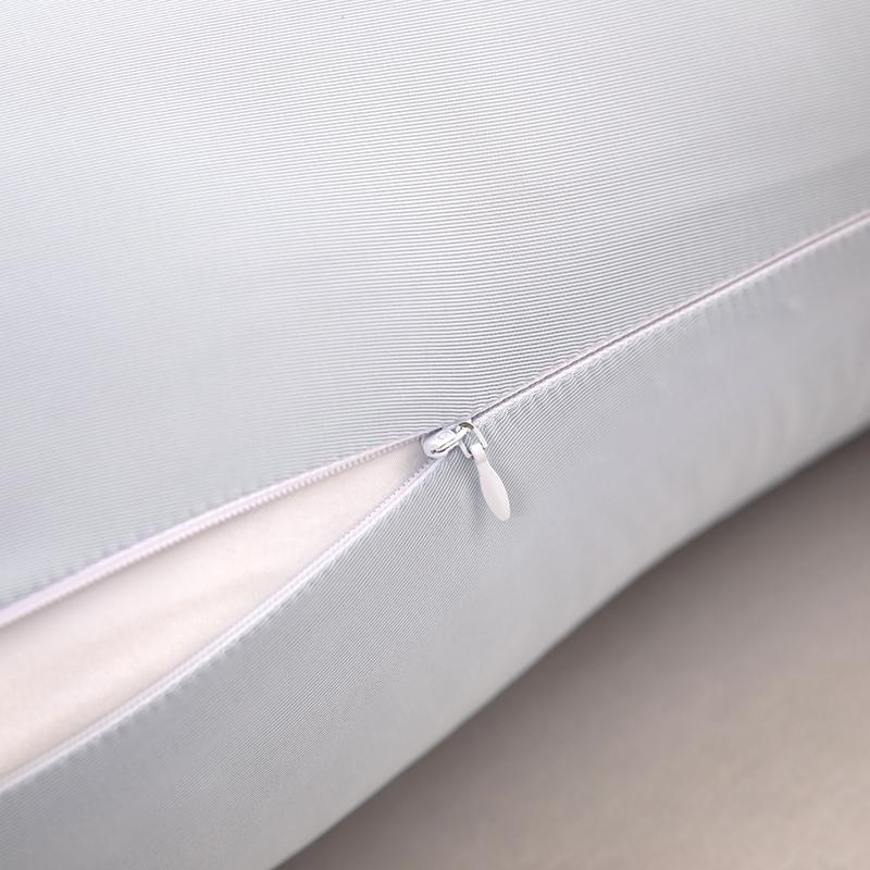 1pc Pillow, Long Rectangular Pregnancy Pillow Maternity Supplies for Side Sleepers, Includes Polyester Pillowcase, Soft and Fluffy Pillow Insert, Gray, 41.34 x 11.81 inches