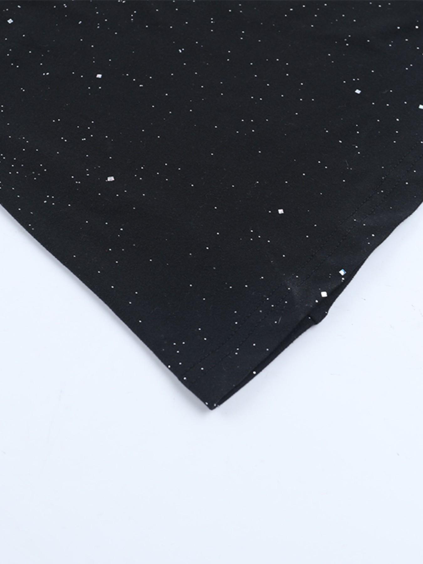 Women's Sequined High Slit Dress, Party Dress, Elegant Fitted Design, Spring & Fall Fashion, Perfect for Parties and Events