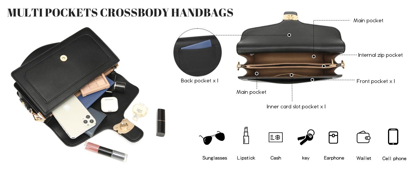 Travistar Women's Crossbody Bag - Lightweight, Large Capacity, Fashion Shoulder Bag for Daily Use