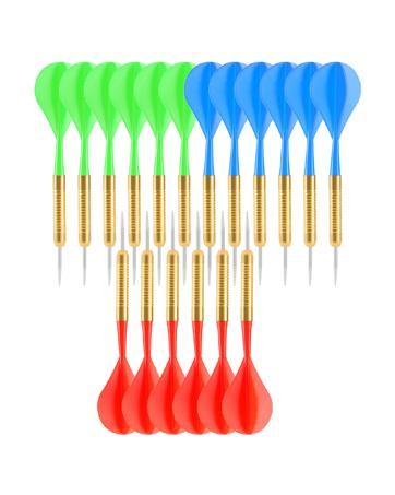 Magnetic Darts - 24 Count Plastic Wing Replacement Darts with Durable Safe Tips for Magnet Dartboard, Outdoor Games Toy for Kids