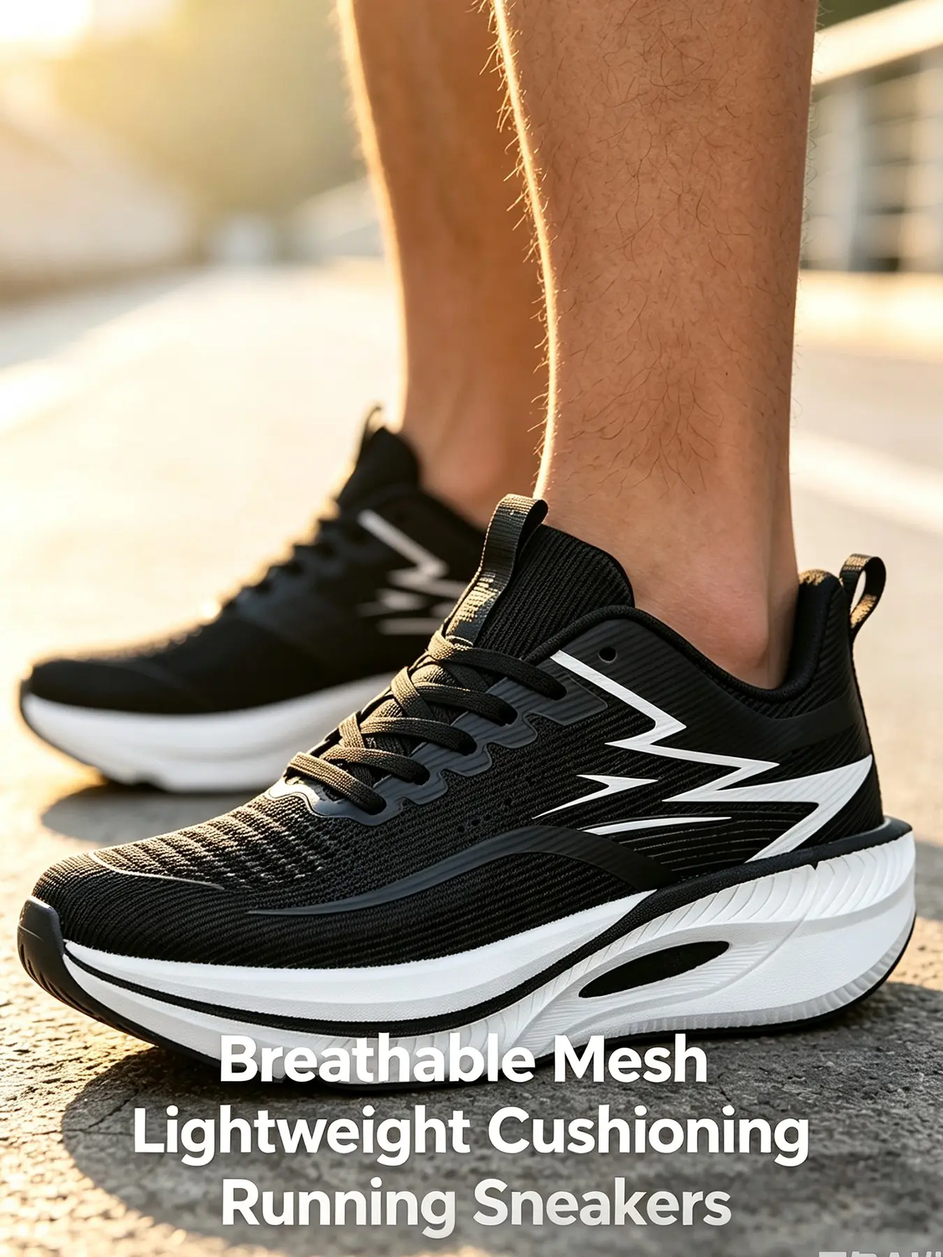Couple Trendy Color Block Gradient Sporty Running Shoes, Lightweight Anti-Slip Mesh Sneakers for Students Daily Casual Jogging, Suitable for Daily Outfits & Outdoor Sports