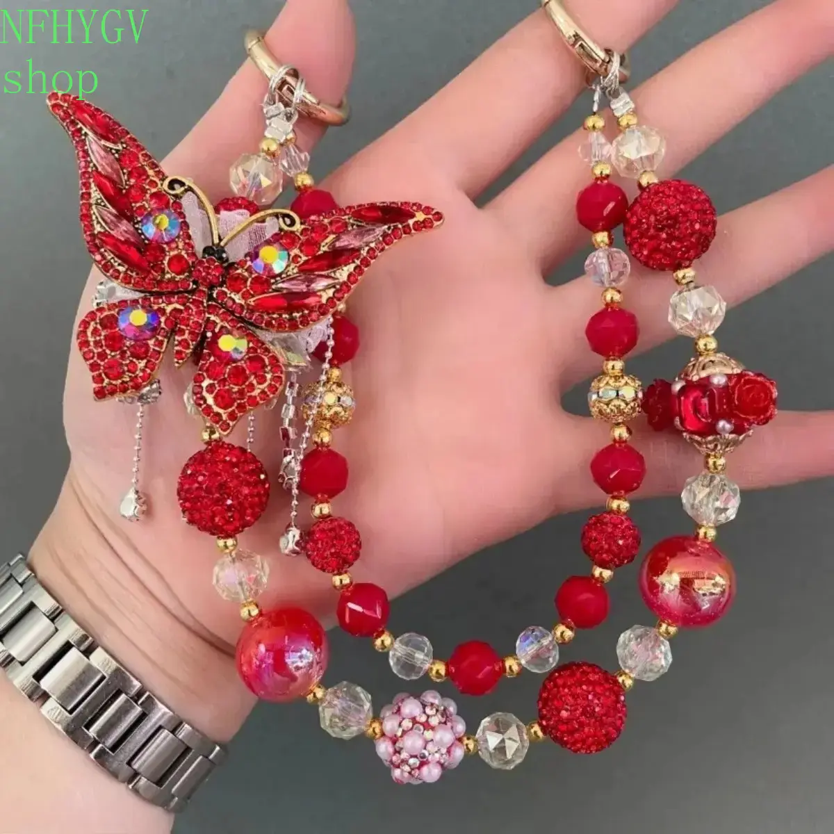 Exquisite Vintage 3-Piece Bag Charm Set For Women, Sturdy Bag Keychain With Twill Scarf Decor, Durable Figural Bag Clip Ornaments, Lovely Gift Choice For Halloween And Christmas