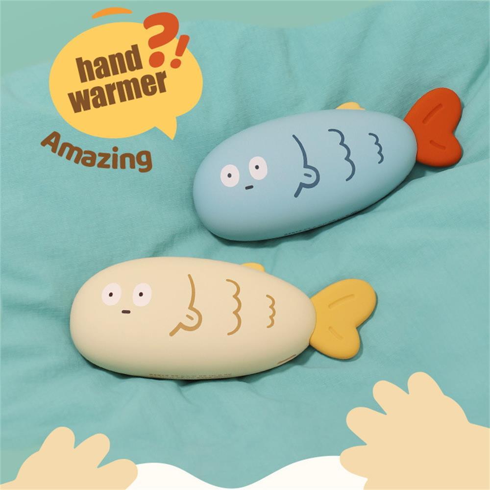 Funny Office Slacker Hand Warmer - Smart Thermostat, Adjustable Heating, Cute Cartoon Portable One-Sided Heating Winter Gift