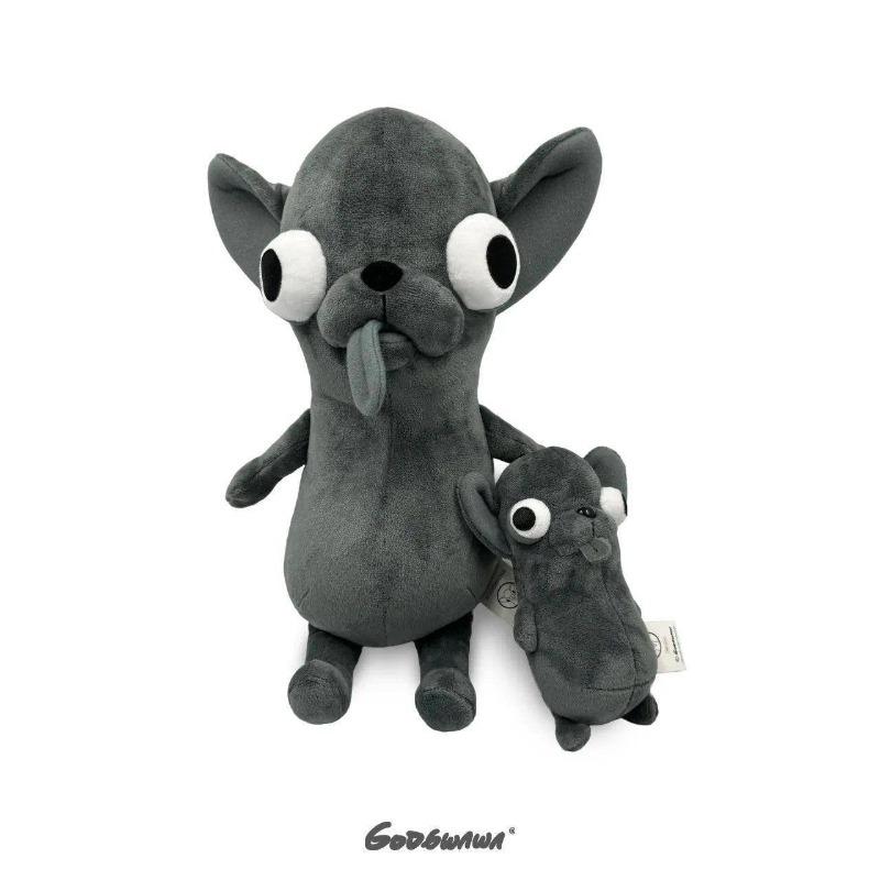 Funny Chihuahua Plush Toy Keychain Pendant Puppy Pet Stuffed Chihuahua Doll Weird Cute Realistic Plush Chihuahua Friend Gift
