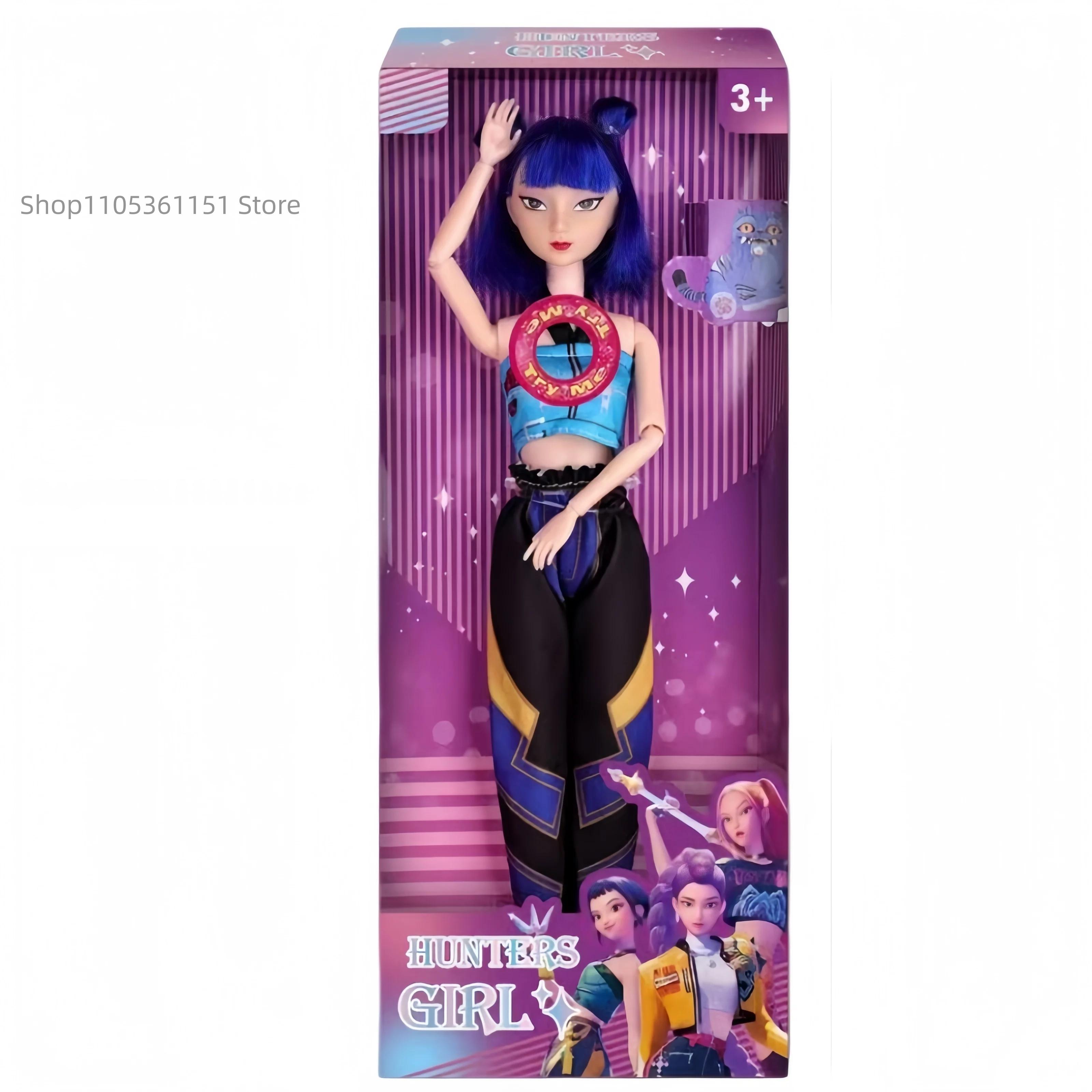 Hot High Quality Music style Anime Kpop Demon Hunters Doll Vinyl Toy Rumi Mira Zoey Demon Hunt Holiday gifts for Childrens