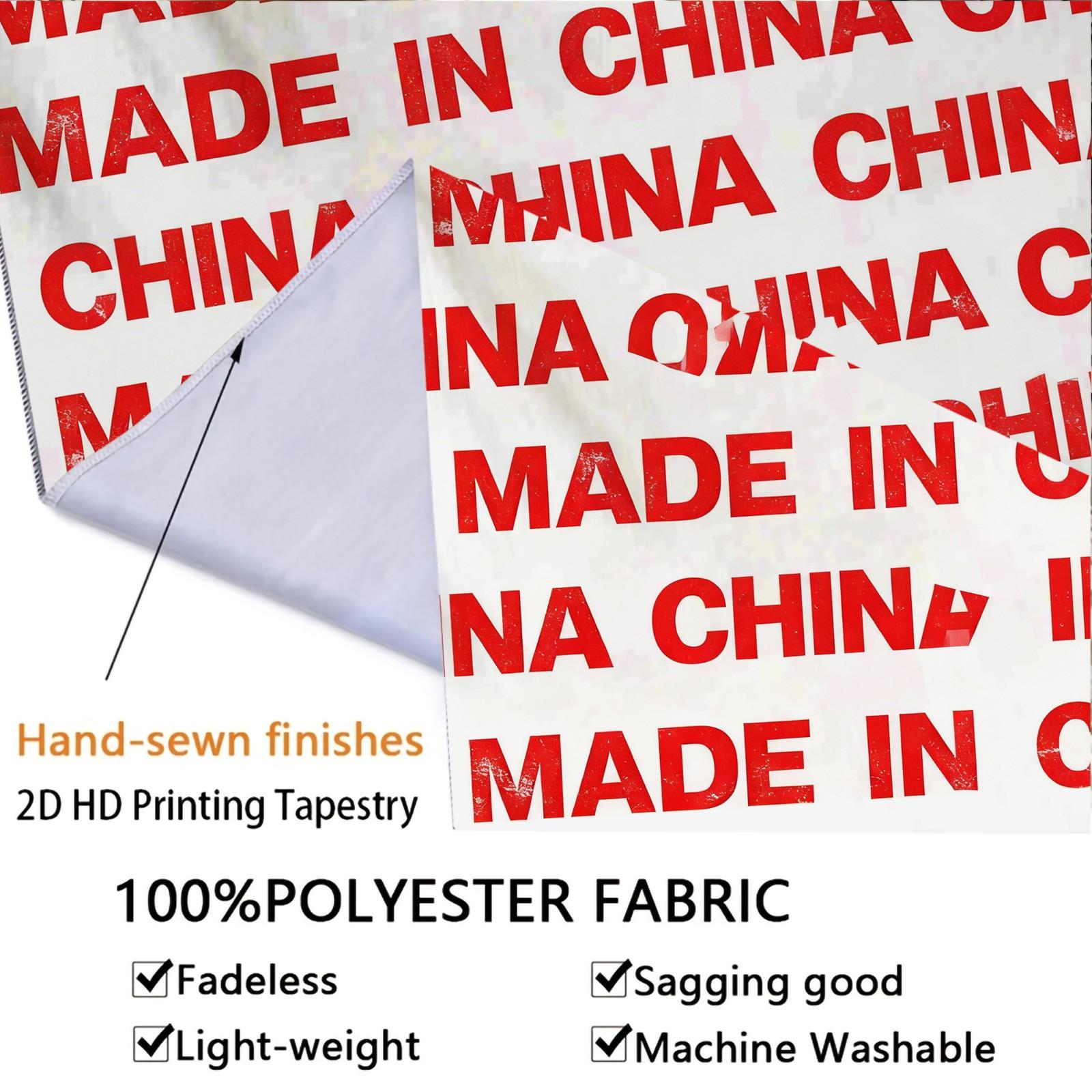 1 Piece Red Letter Themed Printed Decorative Tapestry, HD Digital Printing Wall Hanging Tapestry, Fadeless Polyester All-Season Multi-Purpose Tapestry for Bedroom Living Room & Dorm, Easy to Hang & Machine Washable