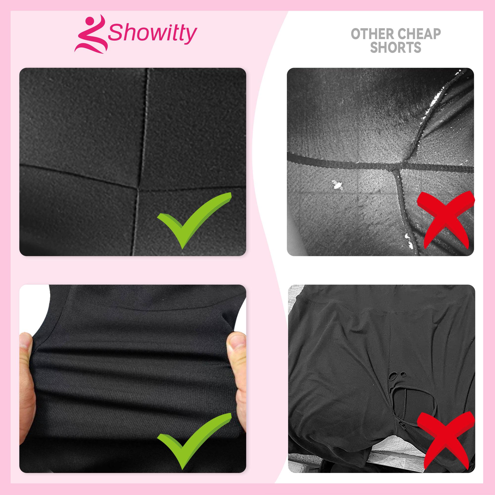 SHOWITTY 3 Pack Biker Shorts for Women(Reg & Plus Size) - 5"/8" High Waist Tummy Control Shorts for Workout SHOWITTY 3 Pack Biker Shorts for Women(Reg & Plus Size) - 5"/8" High Waist Tummy Control Shorts for Workout