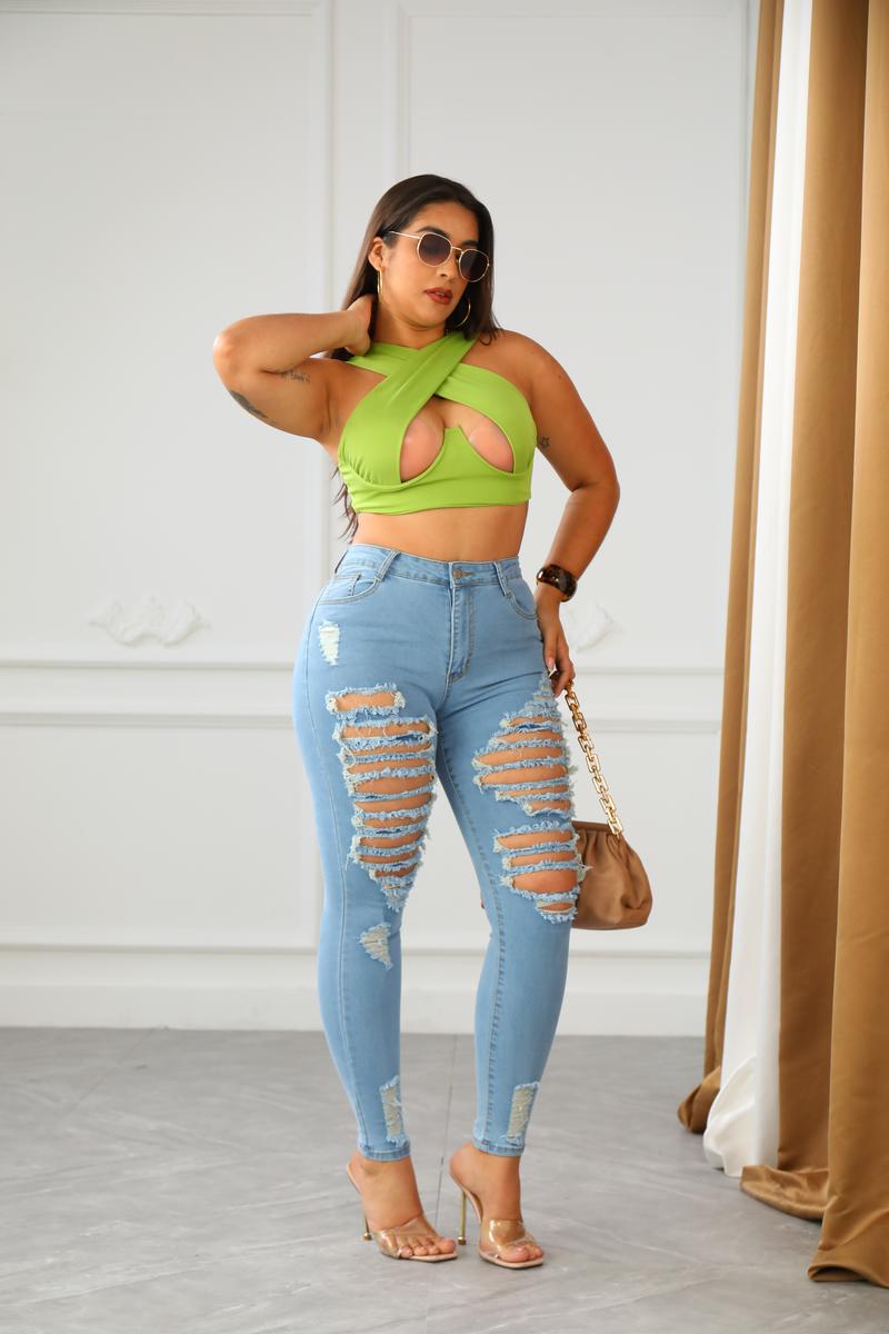 Yzara Women's Distressed Skinny Jeans Slim Fit Stretch Denim Pants for Juniors Classic Relaxed Fit Ripped Boyfriend Jeans for Women Belt Loose Fabric Footwear Hip Bottom Womenswear Basic