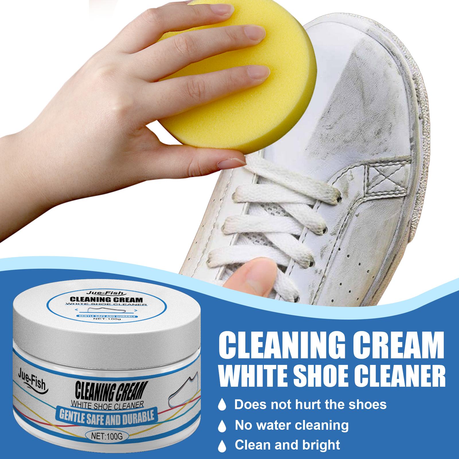 White Shoe Cleaning Cream Powerful Stain Remover Cleaning Cream Free Sport Canvas Shoe Cleaning Stain Removal Household carpet deodorizer