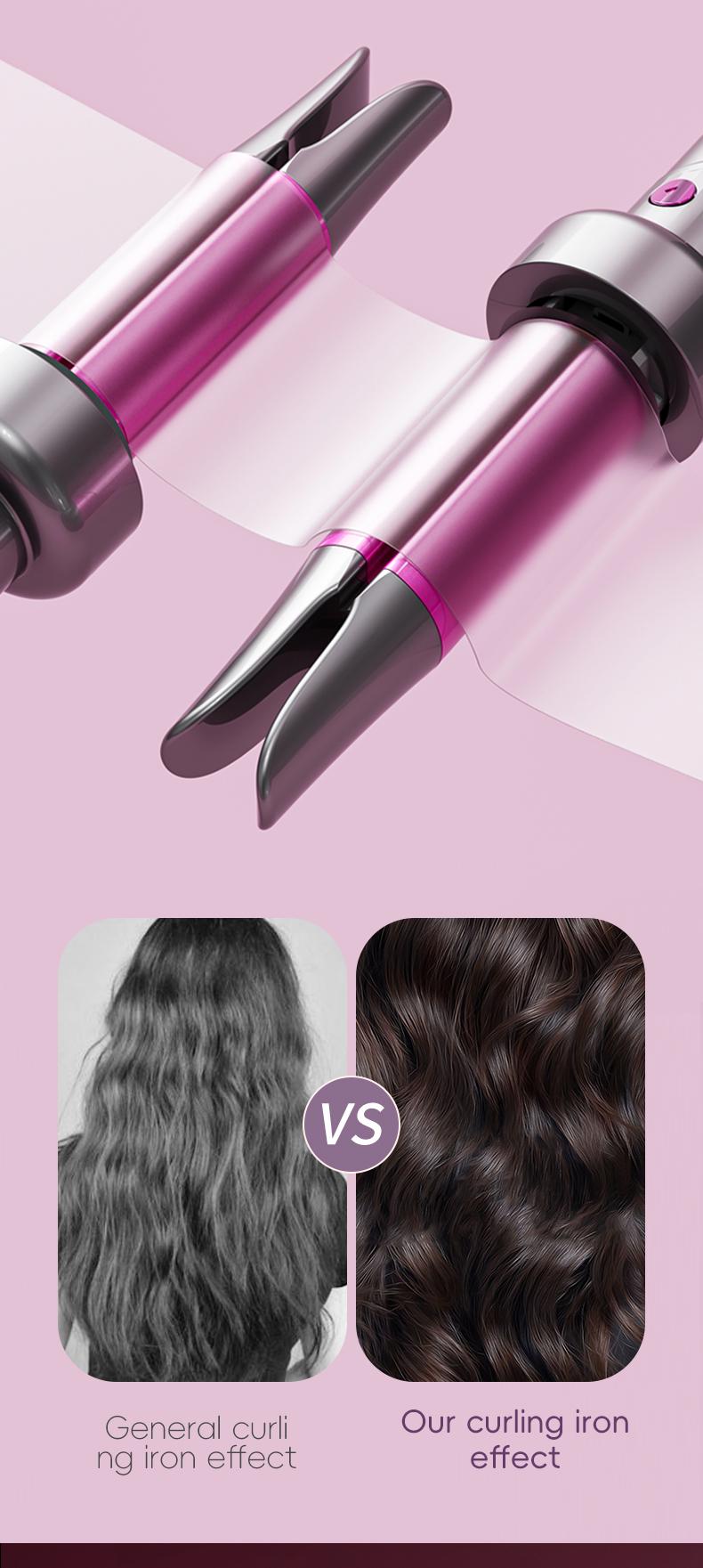 Automatic Hair Curler, 33mm Home Spinning Curling Iron, Negative Ion Automatic Curling Wand, 4 Temperature Modes, For Women's Hairstyles, Valentine's Day Gift, Automatic Curling Iron, Hairdressing Products