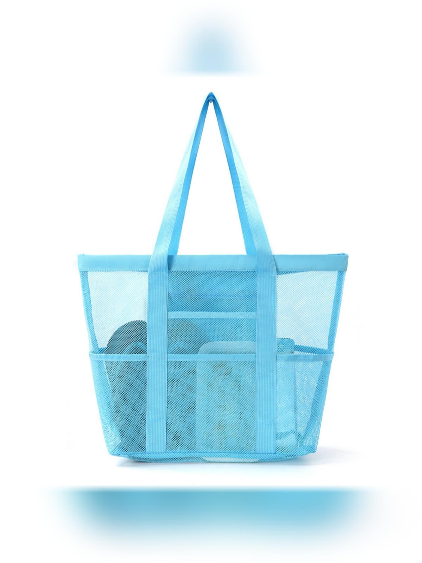 Large Capacity Beach Bag, High-Value Swimming Bag, Multifunctional Travel Shoulder Bag, Durable Fashion Cosmetic Storage Bag, Lightweight Beach Bag